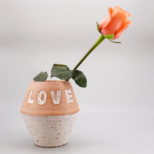 "Love you too" Vase