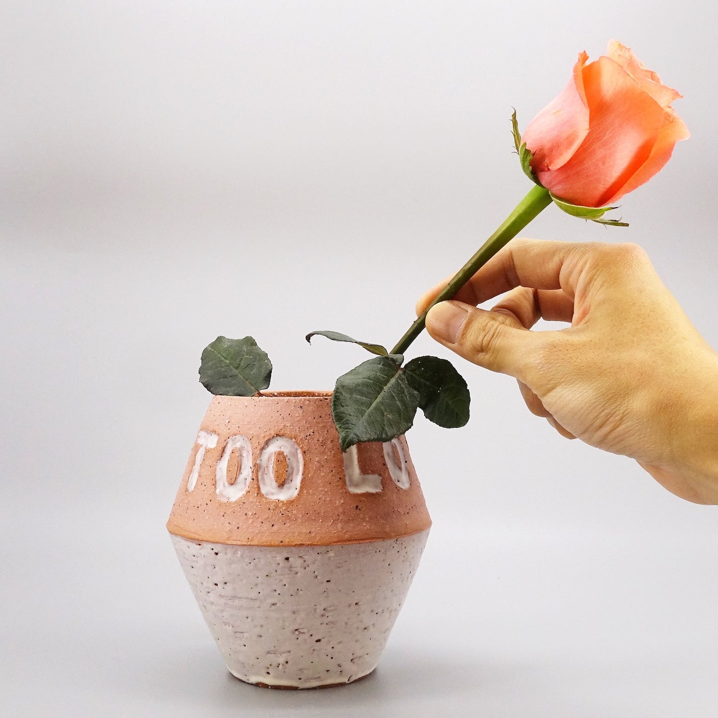 "Love you too" Vase